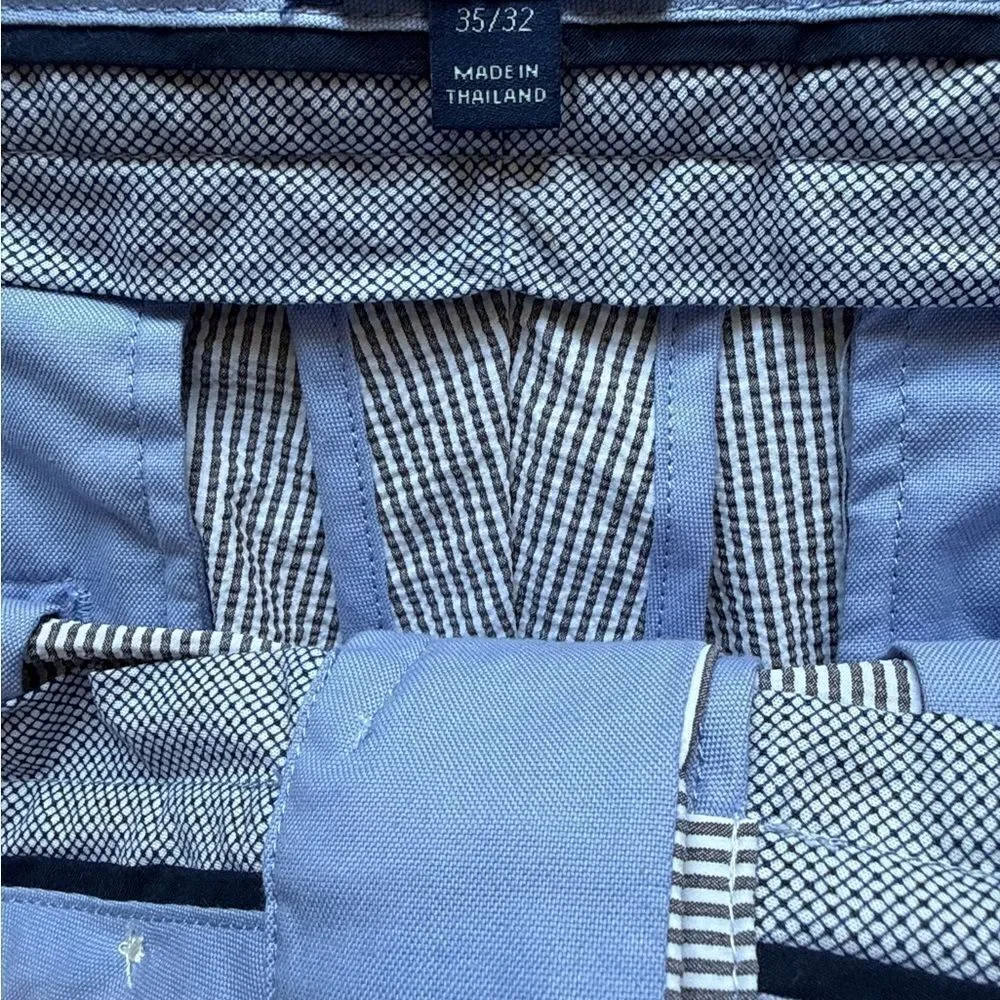 Peter Millar Crown Crafted Matlock Seersucker Performance Trousers Golf Preppy